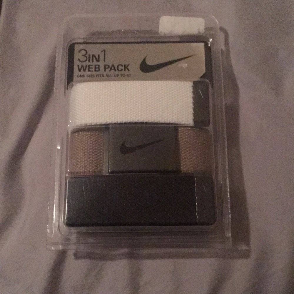 Nike 3in1 Web belts.